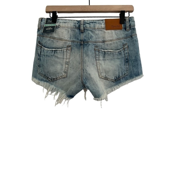 Zara Raw Hem Shorts Size 4 NWT - Picture 2 of 5